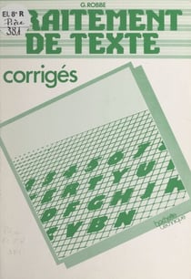 Traitement de texte - Corrigés
