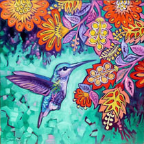 Hummingbird Fly Away