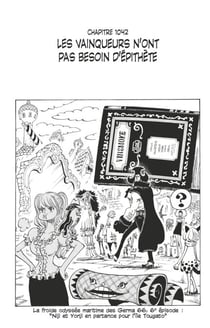 One Piece édition originale - Chapitre 1042 - Les vainqueurs n'ont pas besoin d'épithète