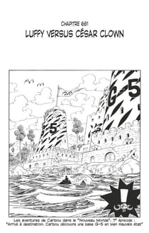 One Piece édition originale - Chapitre 681 - Luffy versus César Clown