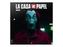 Calendrier mural 2021 - 30 x 30 cm - Grupo Erik - La Casa de papel