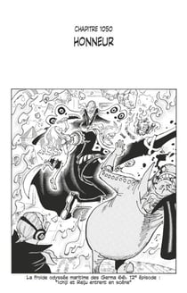 One Piece édition originale - Chapitre 1050 - Honneur