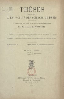 Sur les perturbations provoquées dans le mouvement d'un fluide par des variations de la température - Suivi de Mouvement des fluides en couches minces sur des surfaces courbes
