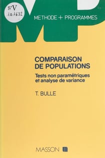Comparaison de populations - Tests non paramétriques et analyse de variance