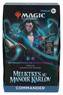 Magic : The Gathering - Meurtres au Manoir Karlov Deck Commander Revenants En Reconnaissance