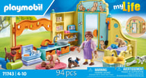 Playmobil - Centre de soin : 8 chiens et soigneur - 71743