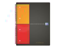 Cahier polypro à spirales - 23 x 30 cm - Activebook - Oxford - 160 pages petits carreaux