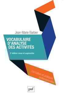 Vocabulaire d'analyse des activités - Penser les conceptualisations ordinaires