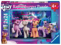 Puzzles 2x24 pièces - Amitié entre poneys / My Little Pony