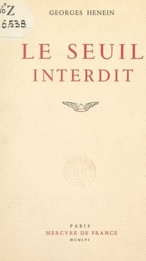 Le seuil interdit