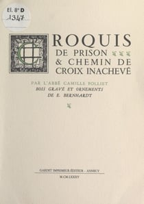 Croquis de prison et chemin de croix inachevé - Bois gravé et ornements de Eugène Bernhardt