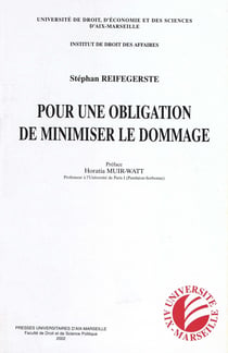 Pour une obligation de minimiser le dommage
