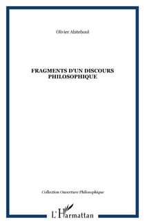 Fragments d'un discours philosophique