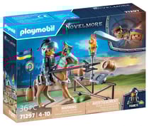Playmobil® - Chevalier novelmore et accessoires d'entrainement - 71297 - Playmobil® Novelmore