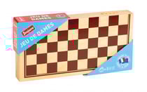 Jeu de dames coffret pliant - Jeujura