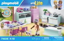 Playmobil® - Cuisine avec ilôt central - 71608 - My life