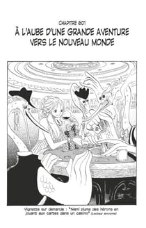 One Piece édition originale - Chapitre 601 - A l'aube d'une grande aventure vers le nouveau monde