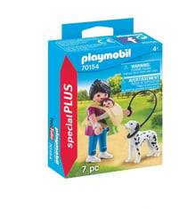 Maman avec bébé et chien - Playmobil La pension des animaux - 70154