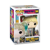 Figurine Funko POP - Birds of prey - Harley Quinn and Beaver n°308