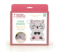 Kit mosaïque diamant porte-monnaie Graine Creative - Chat