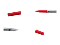 Marqueur permanent - Rouge - Double-pointe - Cultura
