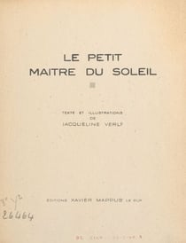 Le petit maître du soleil