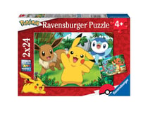Puzzles 2x24 pièces - Pikachu et ses amis / Pokémon