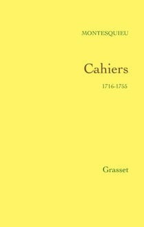 Cahiers - 1716-1755