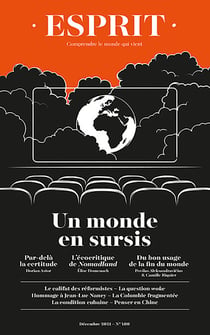 Esprit - Un monde en sursis - décembre 2021