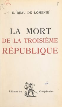 La mort de la Troisième République