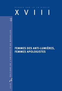 Femmes des anti-Lumières, femmes apologistes - Histoire littéraire
