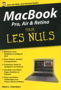 MacBook Pro, Air et Retina Poche Pour les Nuls