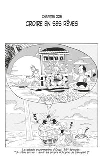 One Piece édition originale - Chapitre 225 - Croire en ses rêves