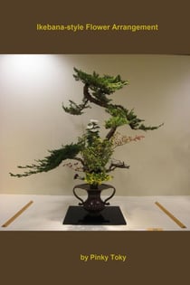 Ikebana-style Flower Arrangement