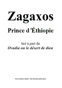 Zagaxos - Prince d’Éthiopie