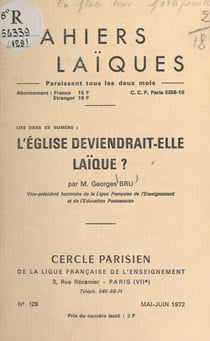 L'Église deviendrait-elle laïque ?