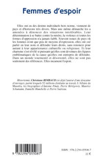 Femmes d'espoir - Leur combat pour les droits de l'Homme