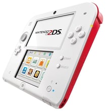 Console Nintendo 2DS Rouge & Blanc + New Super Mario Bros. 2