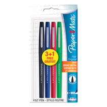 RDC Blister feutres Flair 3+1GR coloris classiques