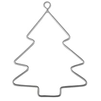 3 sapins fil de fer - 6x7.5cm