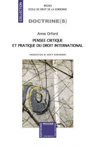 Pensée critique et pratique du droit international