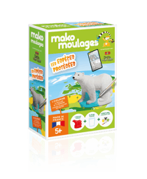 Kit créatif espèces protégées : ours polaire - Mako Moulage