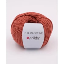 Phil cabotine terracotta - Phildar 