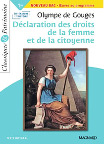 La déclaration des droits de la femme et de la citoyenne