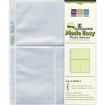 Lot de 10 recharges -  21,6 x 28 cm - 3 compartiments