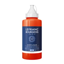 Tube 750 ml de peinture acrylique Lefranc Bourgeois - Orange n°201 - Fine