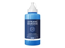 Tube 750 ml de peinture acrylique Lefranc Bourgeois - Bleu rex n°067 - Fine