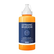 Tube 750 ml de peinture acrylique Lefranc Bourgeois - jaune Sahara - Fine