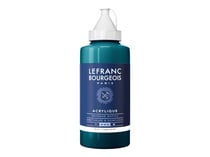 Tube 750 ml de peinture acrylique Lefranc Bourgeois - Bleu turquoise n°050 - Fine