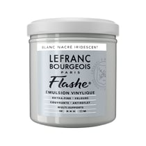 Peinture Flashe vinylique - Blanc nacré iridescent - N°822 - 125 ml